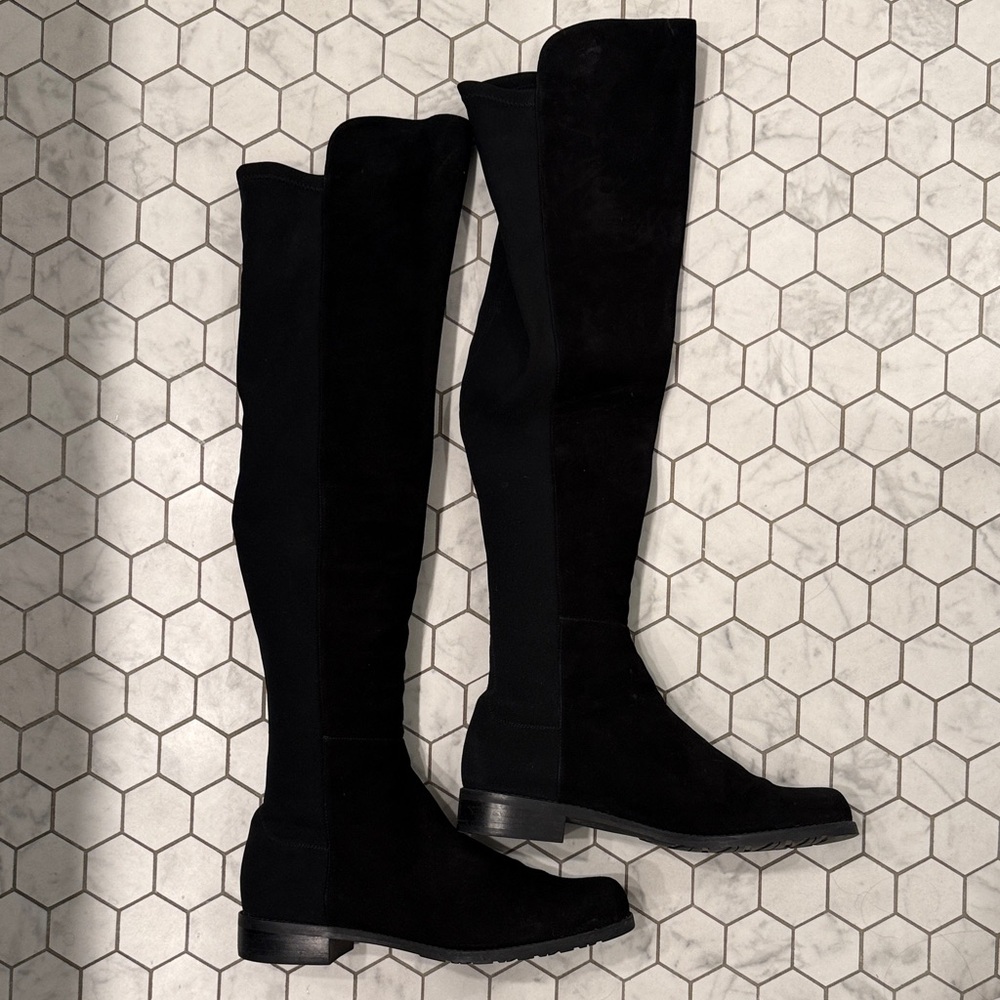 Stuart Weitzman Black Over-the-Knee Boots